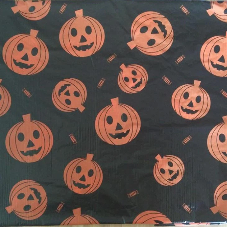 Halloween Pumpkin Prints Table Cloth Party Decor