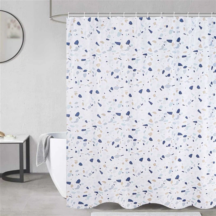 ม่านห้องน้ำโพลีเอสเตอร์สำหรับงานหนัก-